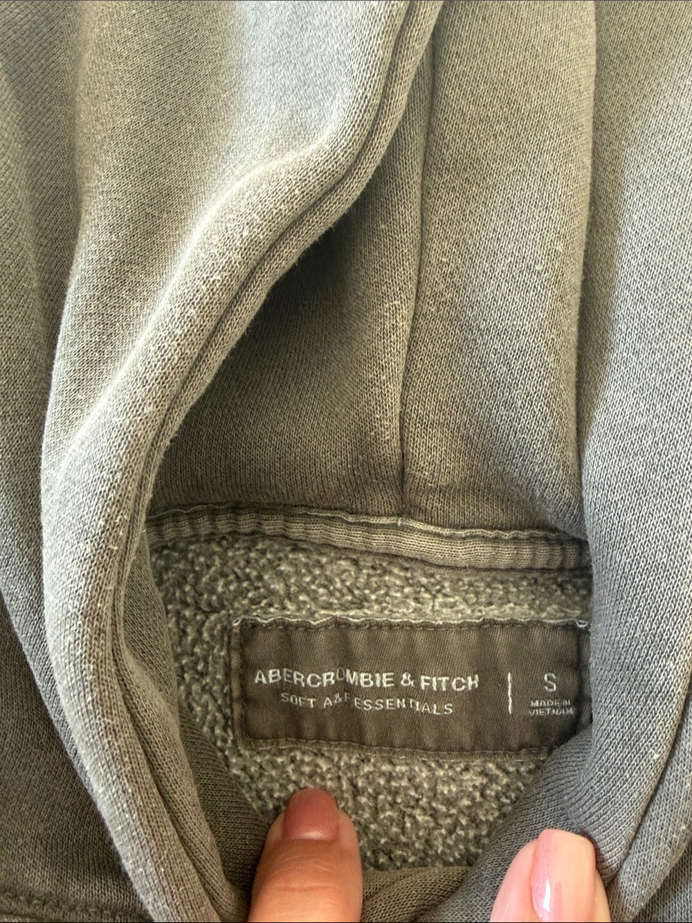 Abercrombie & Fitch Men's Hooded Jacket in Gray